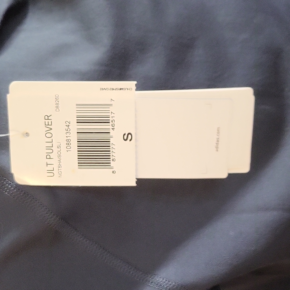 Adidas Women's Long Sleeve Thumbholes Half-Zip Pullover Sweater Size S - Picture 10 of 13